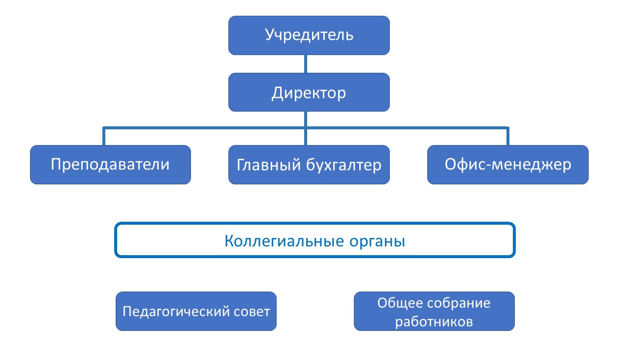 Структура и органы управления АНО ДО «Инфосфера Козьмодемьянск»